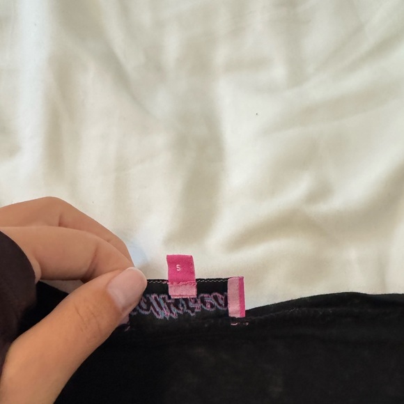 Edikted Black Cropped Long Sleeve Top - Picture 3 of 3